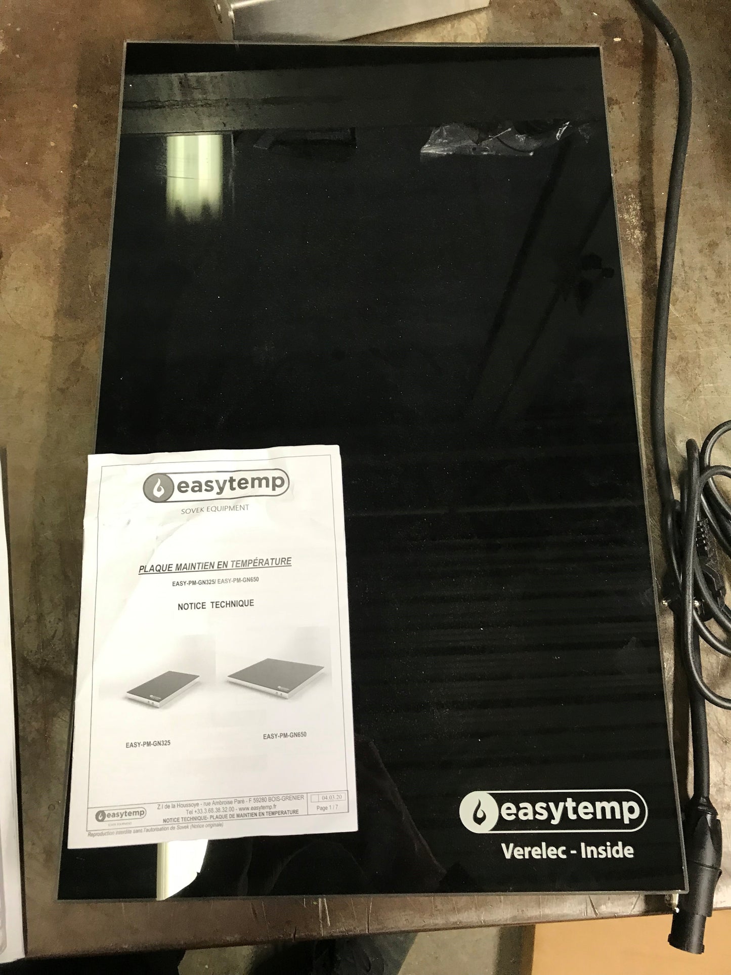 PLAQUE DE MAINTIEN EN TEMPERATURE - SA-0015043