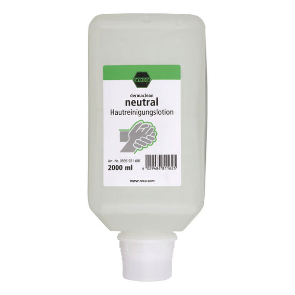 Arecal Solution nettoyante pour les mains dermaclean neutral 2 000 ml