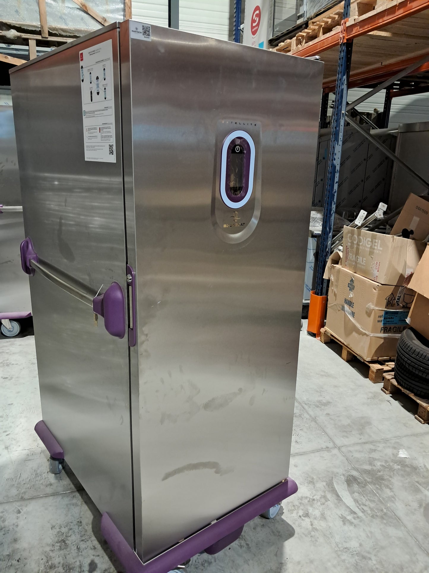 ARMOIRE MOBILE GN40 2/1-FROID-P.INOX - MAR0028725