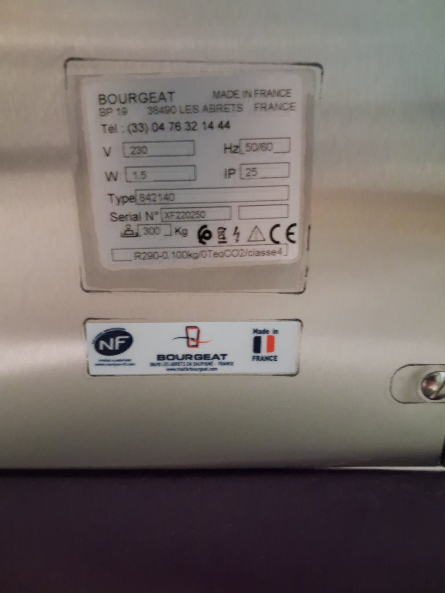 ARMOIRE DE MAINTIEN EN TEMPERATURE FROIDE - SA-0021031