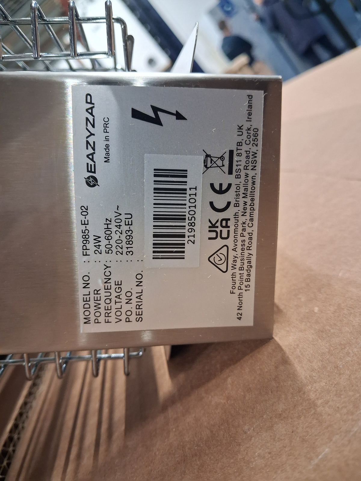 DESINSECTISEUR LED INOX 20W - PF-0068613