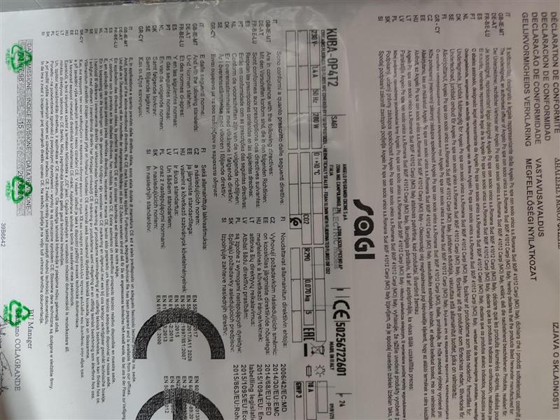 Banque réfrigérée-GN1/1-AISI 304-Universal - PF-0057879