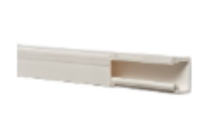 Goulotte de distribution viadis - blanc - longueur 2M x 10mm x 10mm - 1 compartiment