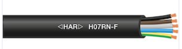 Câble souple H07RN-F cuivre 5G6 mm2 en couronne de 50m / m