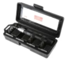 Tournevis à percussion et jeu d'embouts Bahco, Hexagonal, Philips, Fendu, 15 pièces 1/2 in 10 mm, 5, 6, 8, 8 mm
