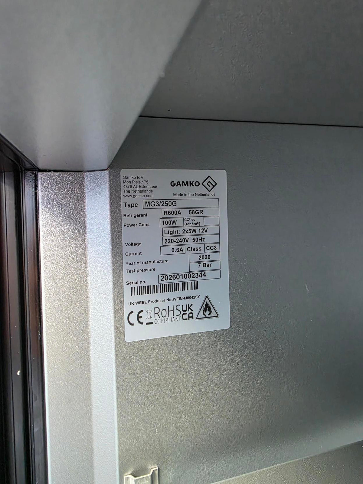 MEUBLE BAS REFRIGERE 2PORTES VITREES - DF-0000632