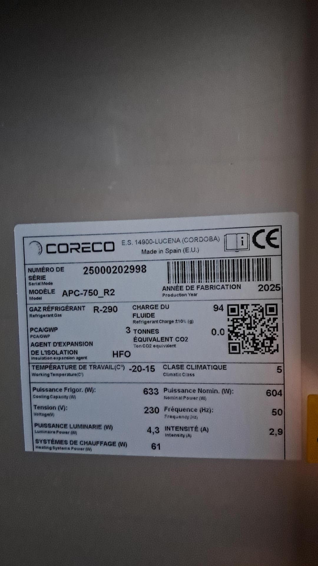 Armoire pâtissière négative 1 porte - DI-0016991