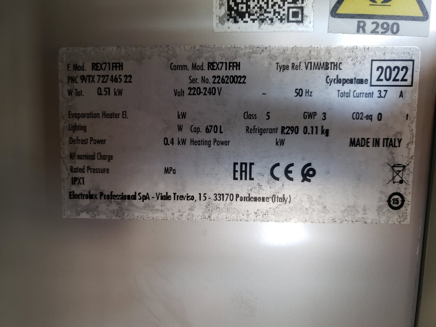 ARMOIRE FROIDE NEGATIVE - PF-0053723