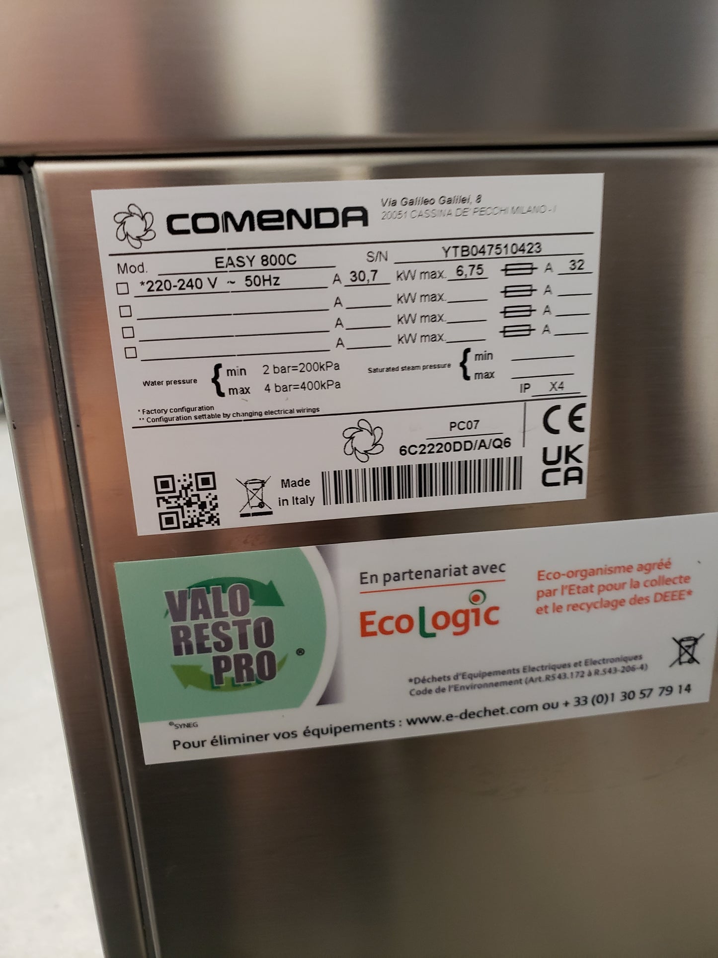 LAVEUSE A CAPOT - PF-0053768