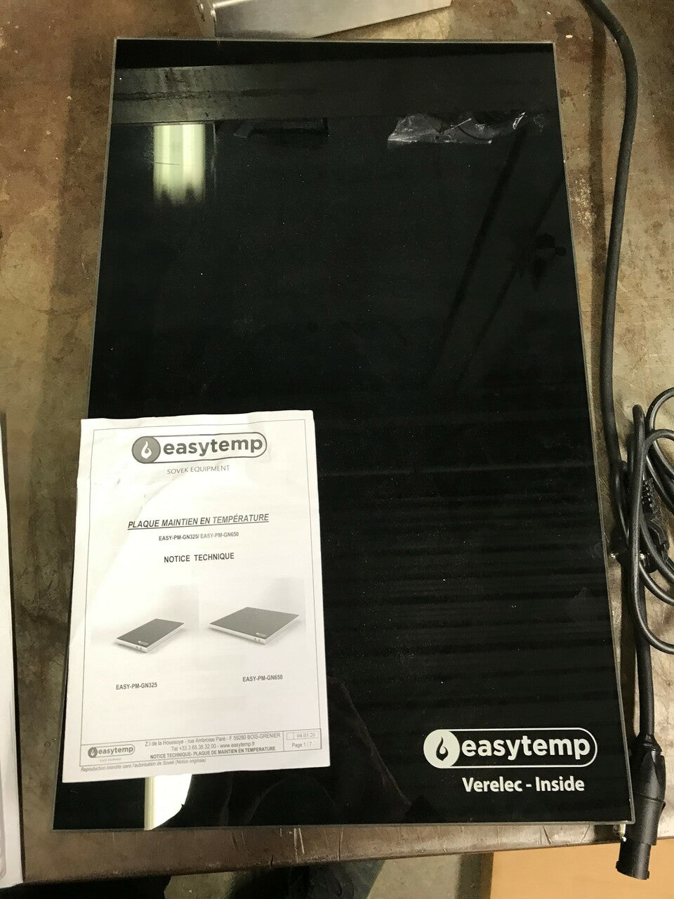 PLAQUE DE MAINTIEN EN TEMP PLASMA GN1/1A - SA-0015375