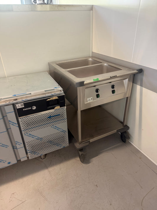 CHARIOT BAIN MARIE 2 CUVES GN 1/1 - ALT0009288