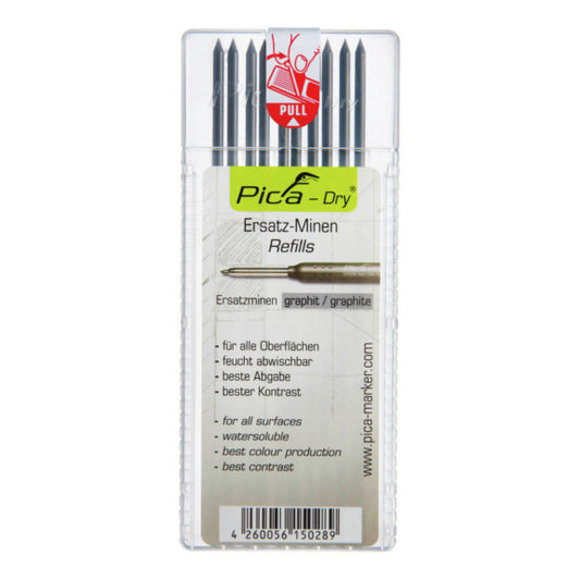 Mines de rechange p.crayon Pica Dry 10 pièces
