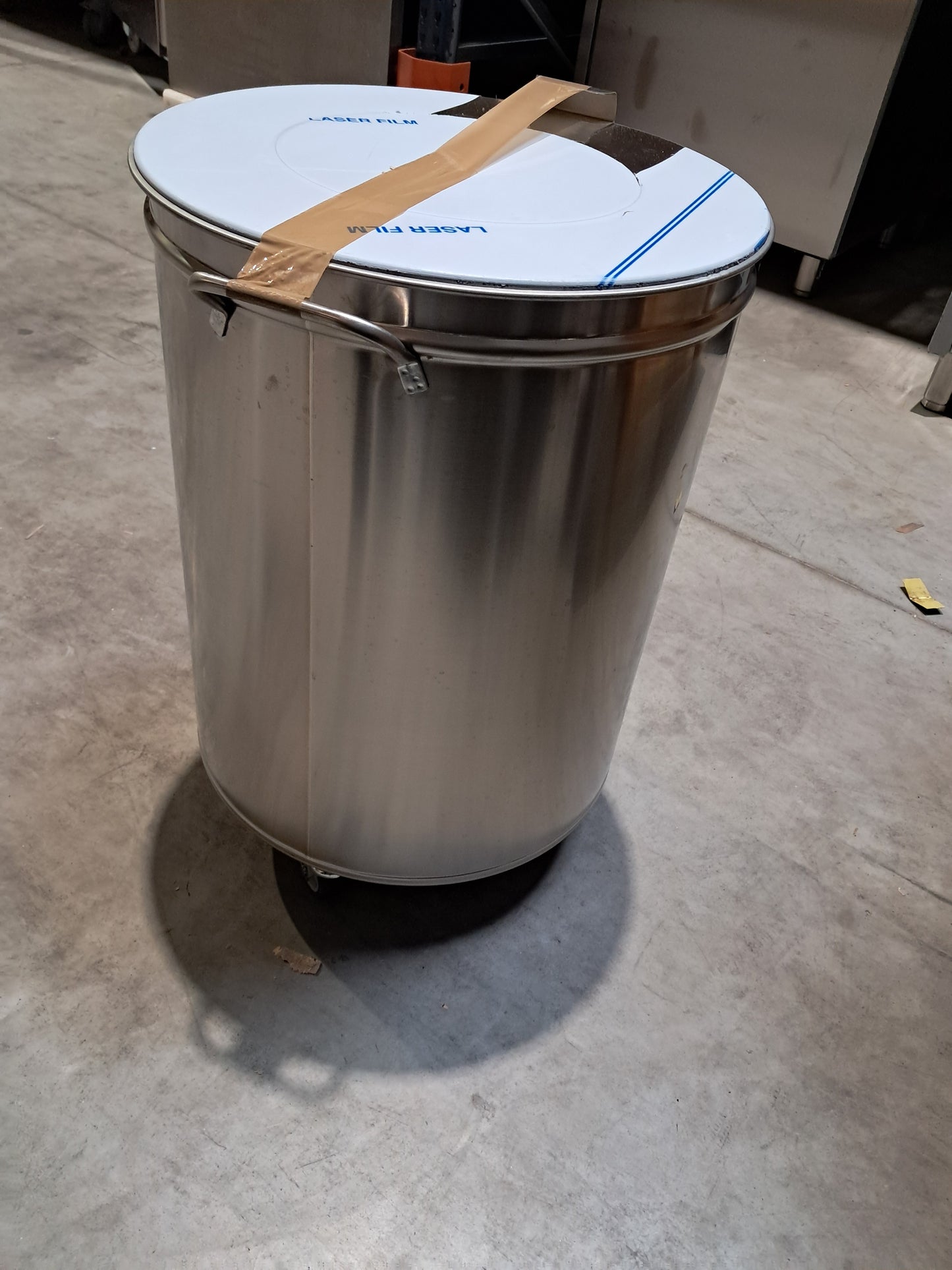 POUBELLE INOX SUR ROULETTE 450 NOMALE - MAR0037414