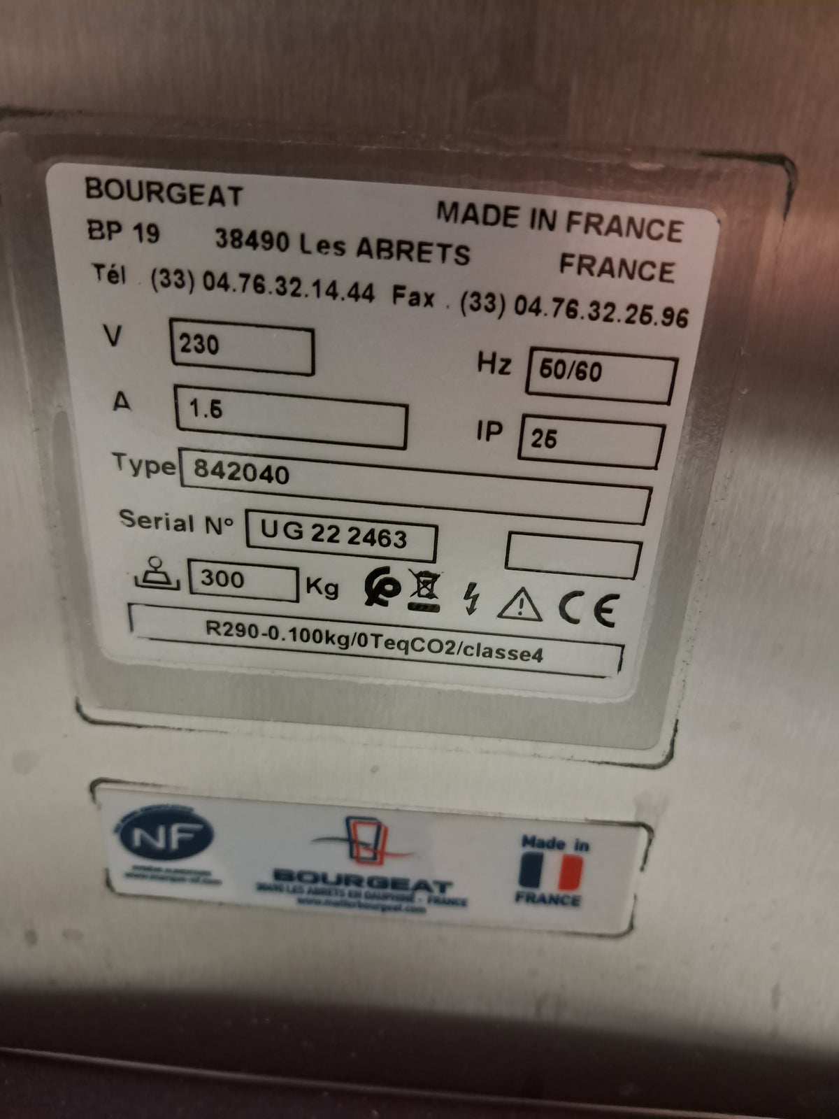 ARMOIRE MOBILE GN40 2/1-FROID-P.INOX - MAR0028723