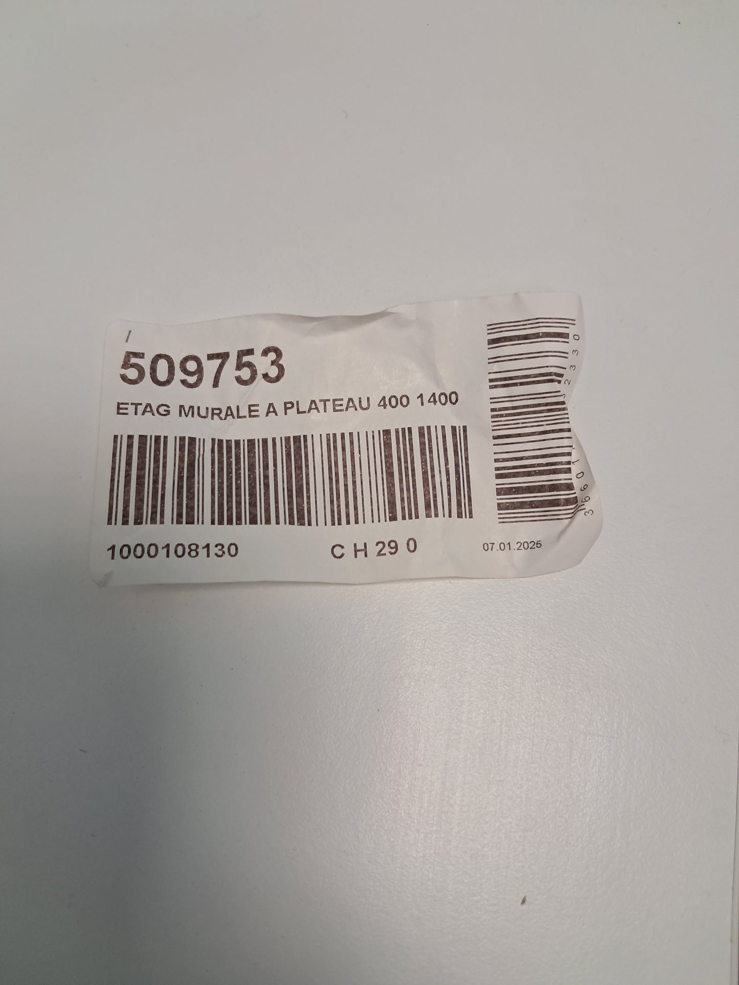 ETAGERE MURAL PLATEAU INOX - PF-0058021