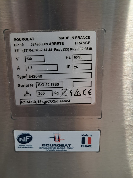 ARMOIRE GN40 2/1 FROID PORTE INOX - PF-0059711