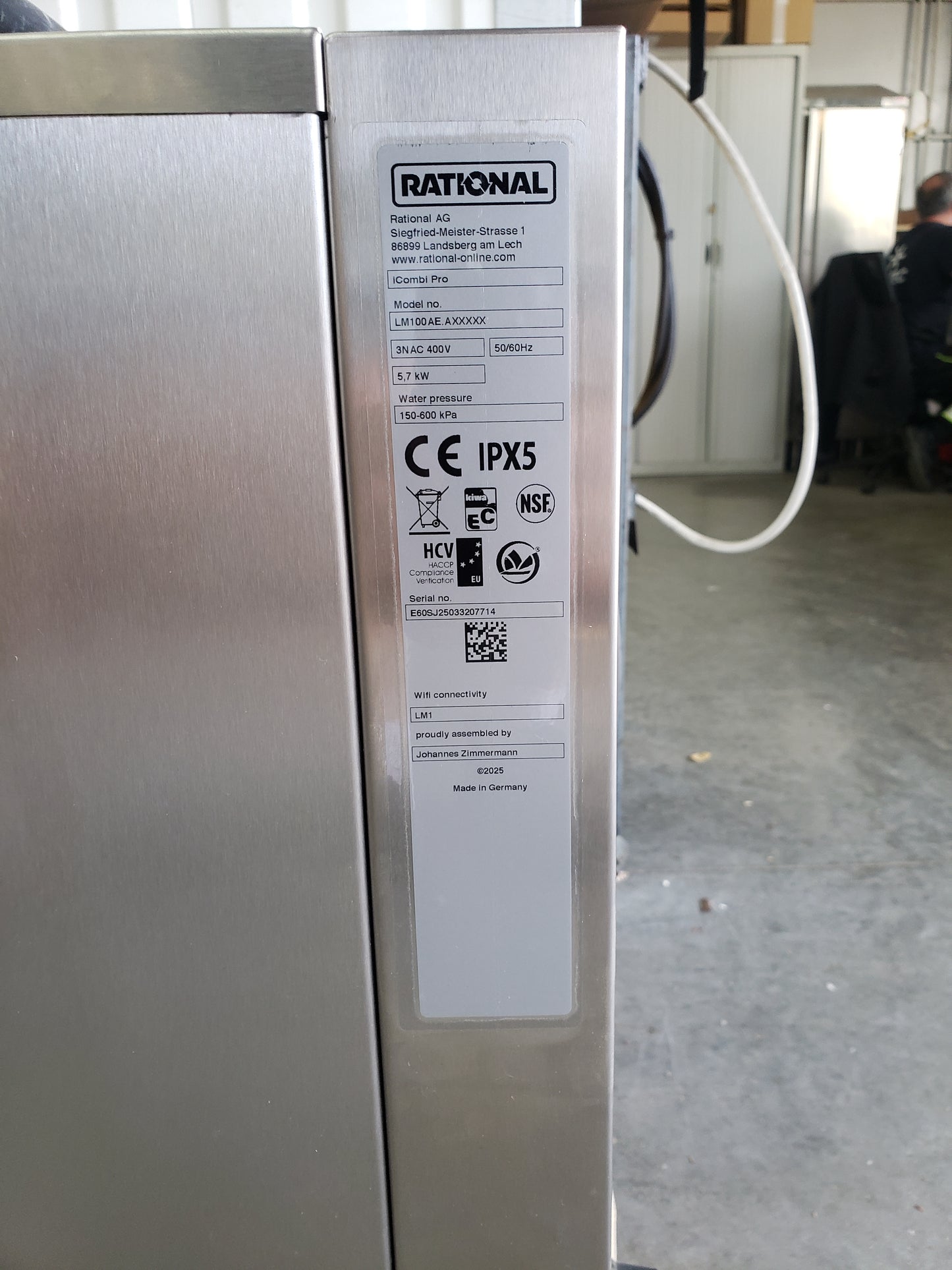 CA1ELRA.0003778 iCombi Pro XS - 6 x 2/3 Gastronorm ferrage porte à gauche - SA-0016563