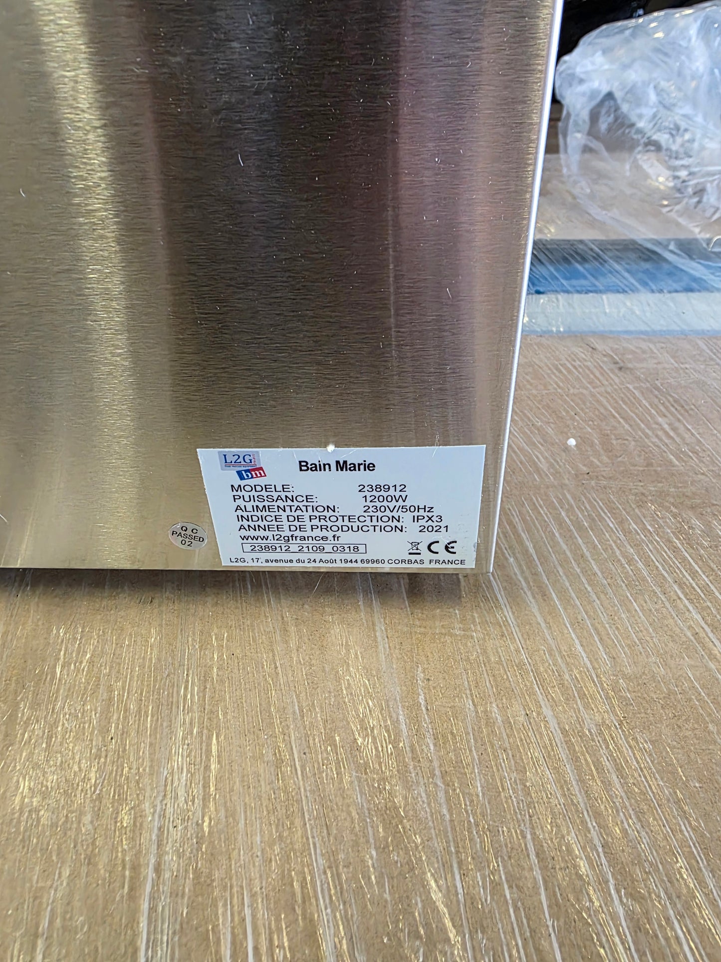 BAIN MARIE ENCASTRER - DI-0015205