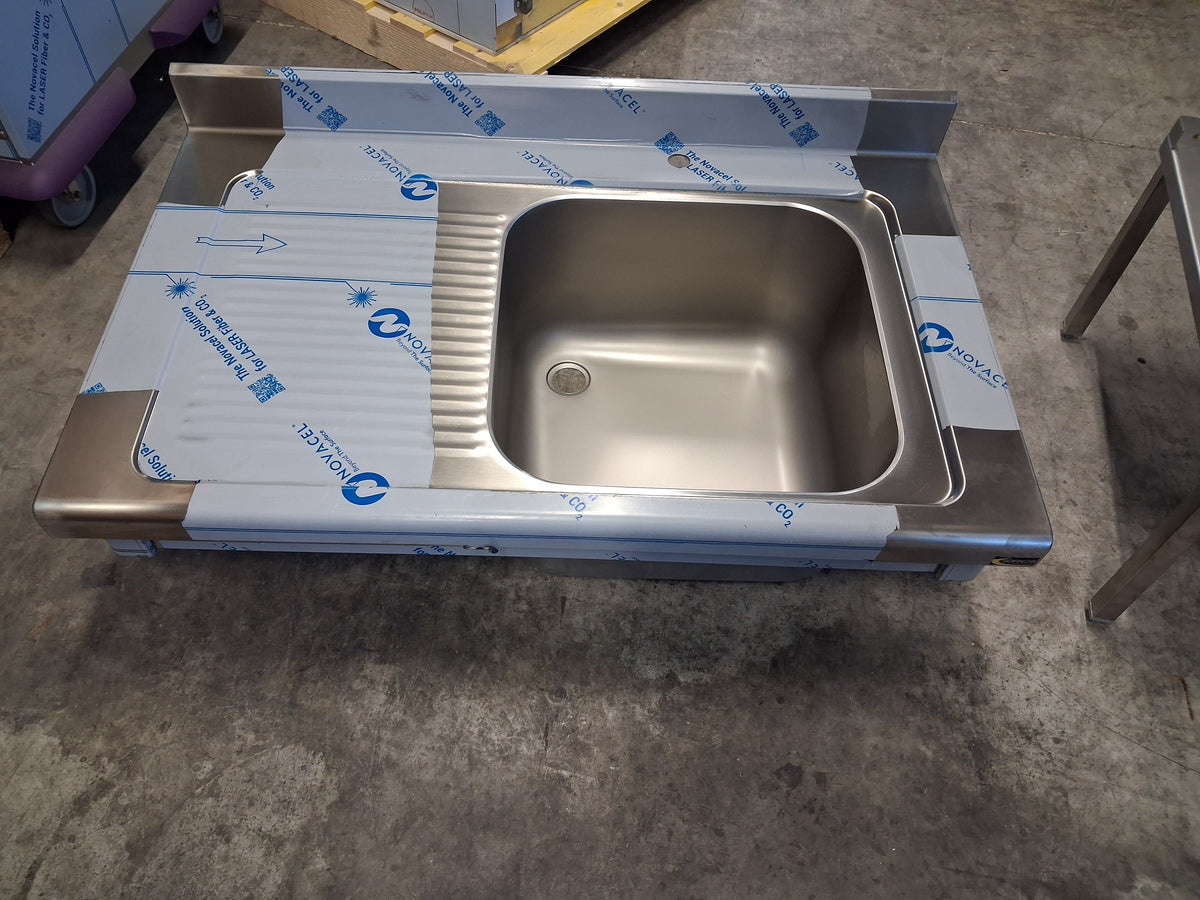 PLONGE SUR MESURE BAC A DROITE + EGOUTOIRE A GAUCHE - 1140X700 - PF-0067260