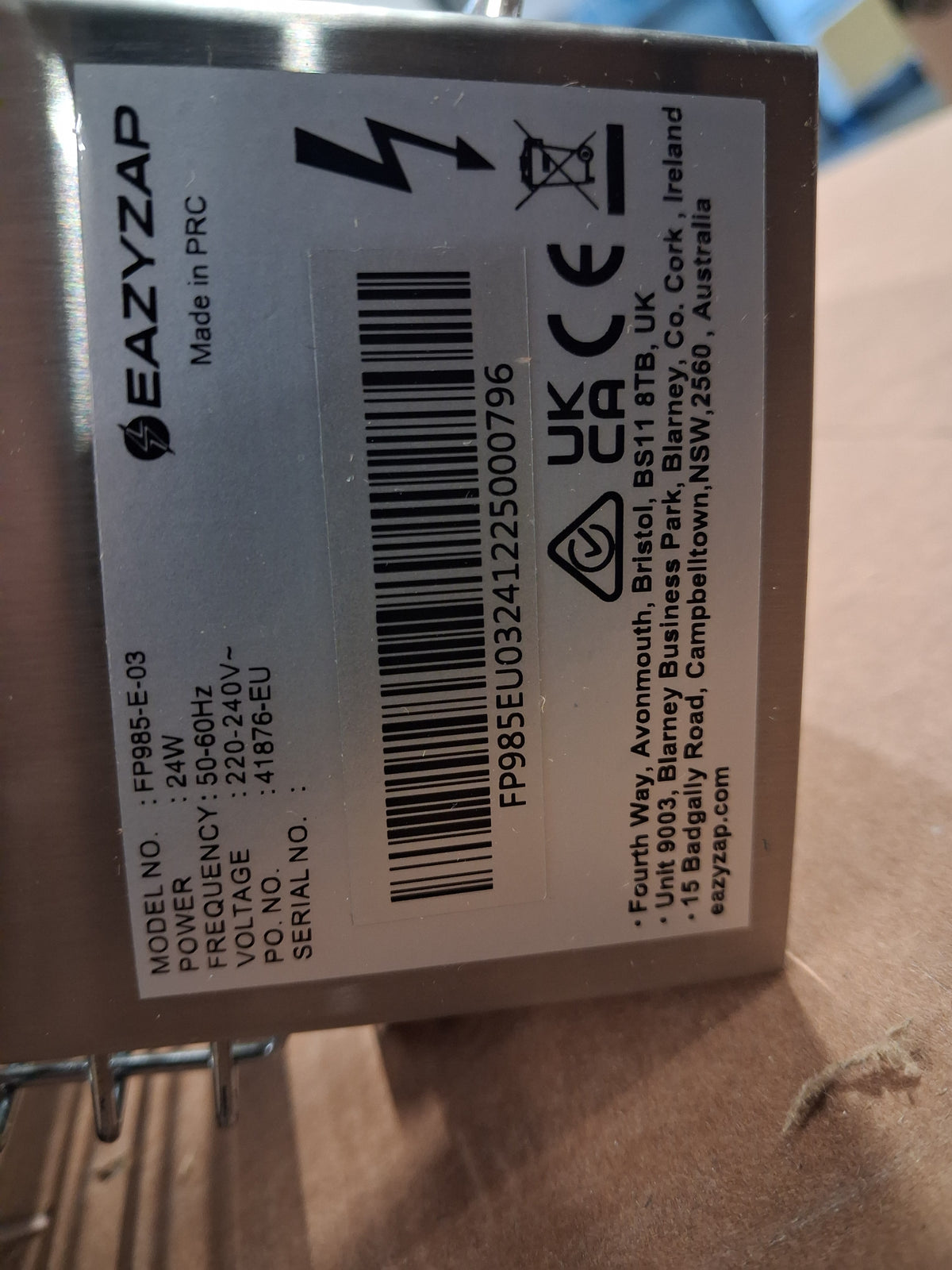 DESINSECTISEUR LED INOX 20W - PF-0068616