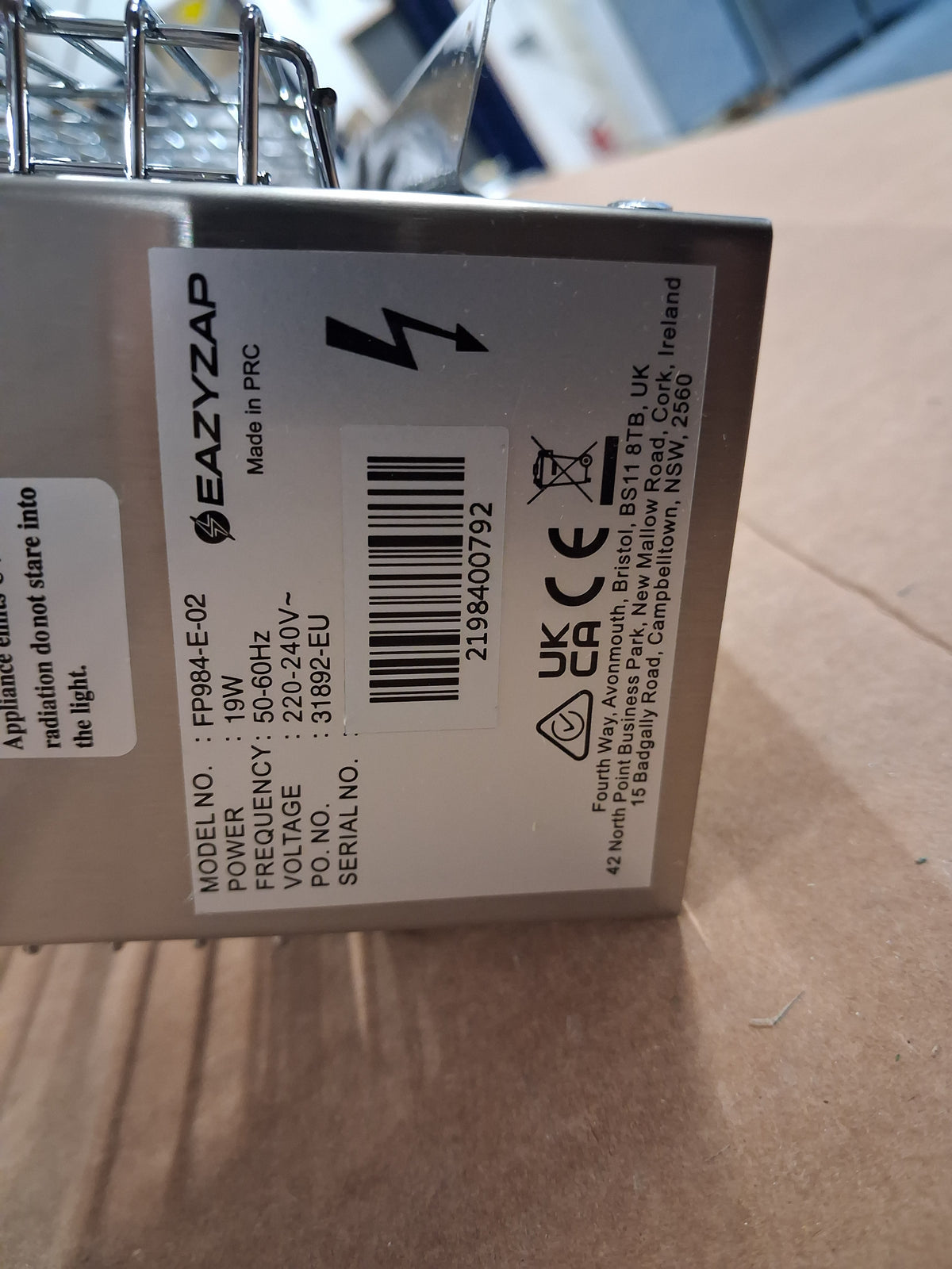 DESINSECTISEUR LED INOX 14W - PF-0068624