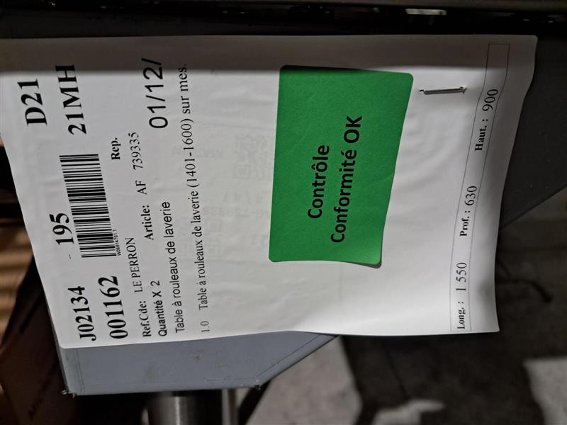 TABLE A ROULEAUX 1401-1600 - MAR0047883