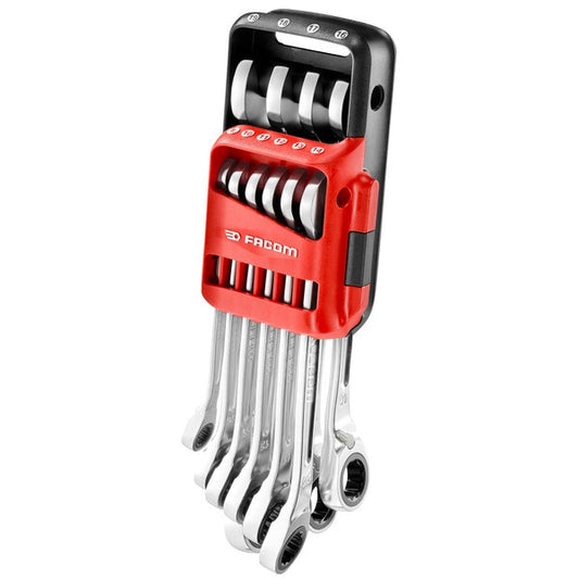 Jeu de 10 clés mixtes à cliquet de 8 à 19 mm 