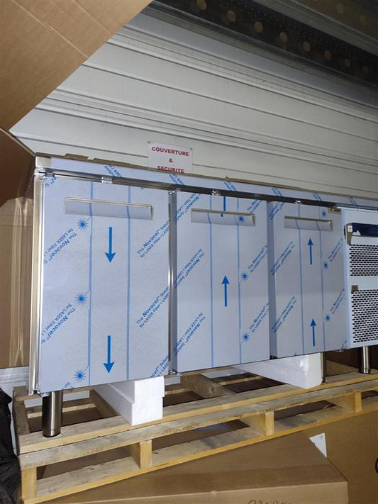 MEUBLE BAS REFRIGERE POSITIVE 3 PORTES - PF-0054329