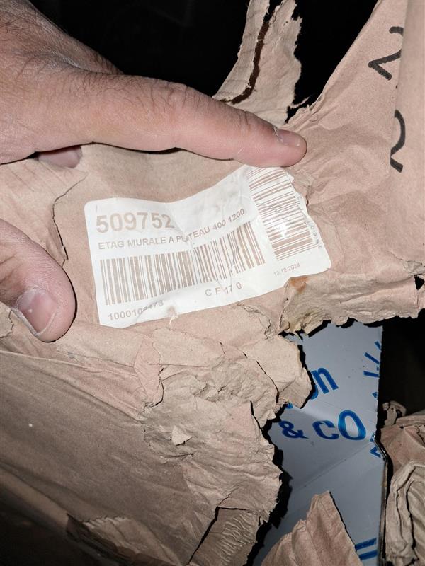 ETAGERE MURALE 400X1200 - PF-0061370