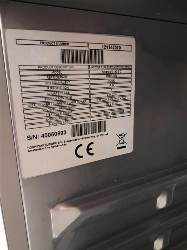 ARMOIRE POSITIVE 2 PORTES GN 2/1 EN PROFONDEUR - HAUTEUR < 2 M - PF-0060442