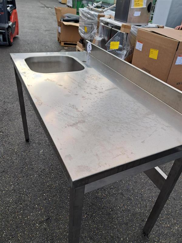 TABLE DU CHEF STD ADOSSEE 15/10 1400X700X100 BG+35 - PF-0061919