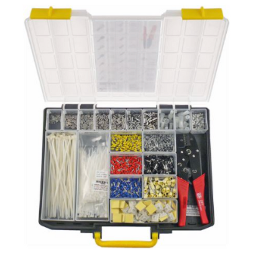 Mallette assortiment cosses avec pince