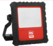 Lampe de travail RS PRO Rechargeable LEB, USB Projecteur de chantier, 220 -> 240 V 225 mm 158 mm 58.2 mm 58.2 mm