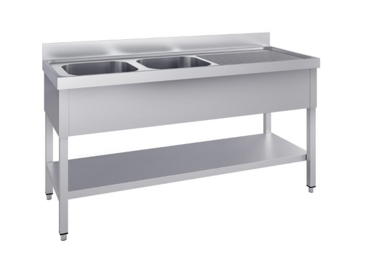 PLONGE 2 BACS A DROITE 500X500X300 - DI-0020510