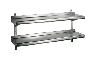 ETAGERE CREMAILLERE 2 NIV. 1400X390 À COINS SOUDÉS - DI-0020983