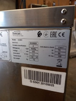 MEUBLE BAS REFRIGERE 2 PORTES POSITIF - DI-0015268