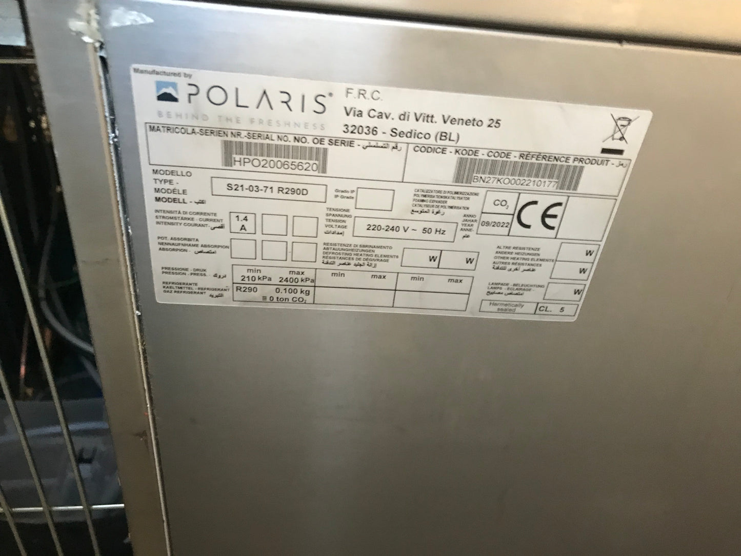 MEUBLE BAS REFRIGERE - SA-0016666