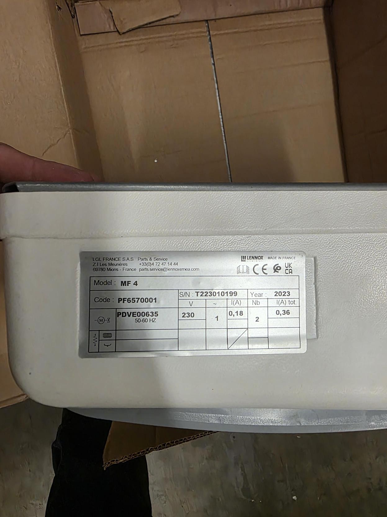 EVAPORATEUR MF4 - DF-0000762