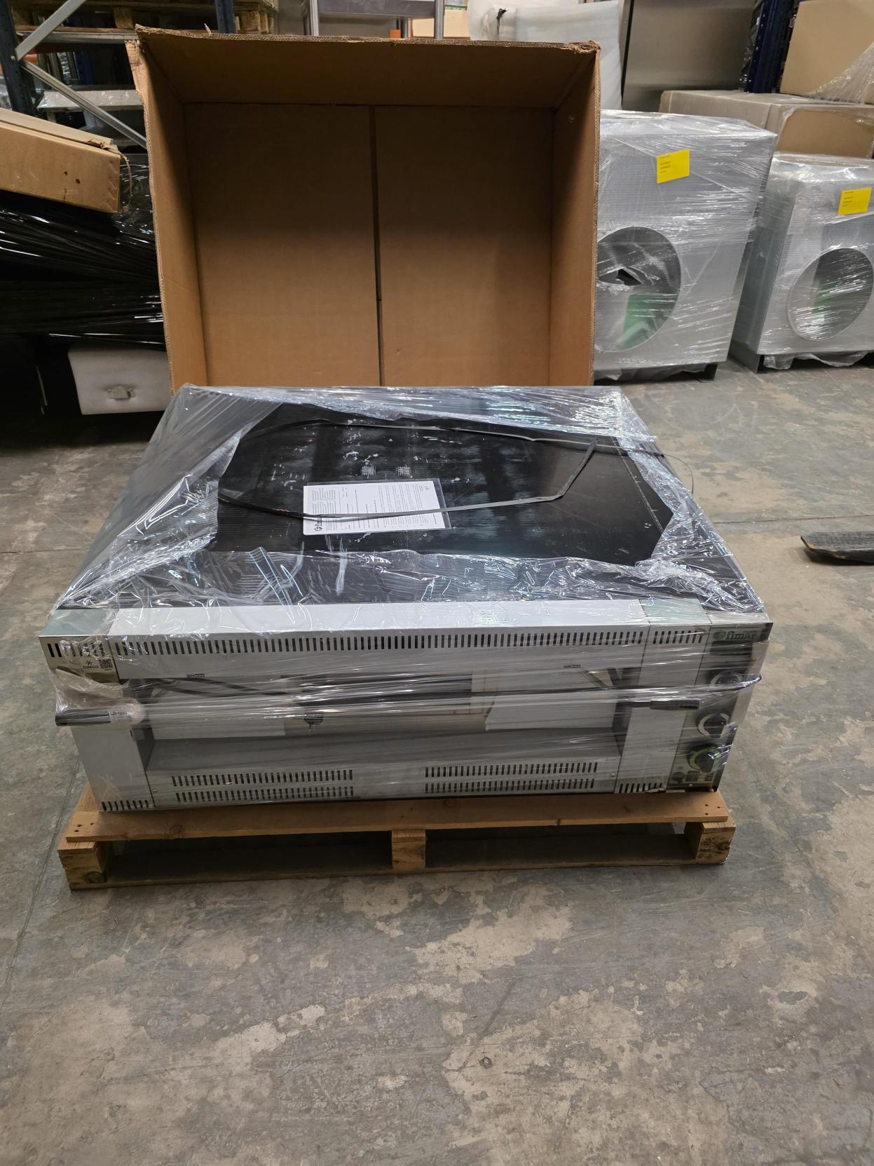 Four à pizza à gaz 1 chambre - monophasé - acier inoxydable - DI-0019879