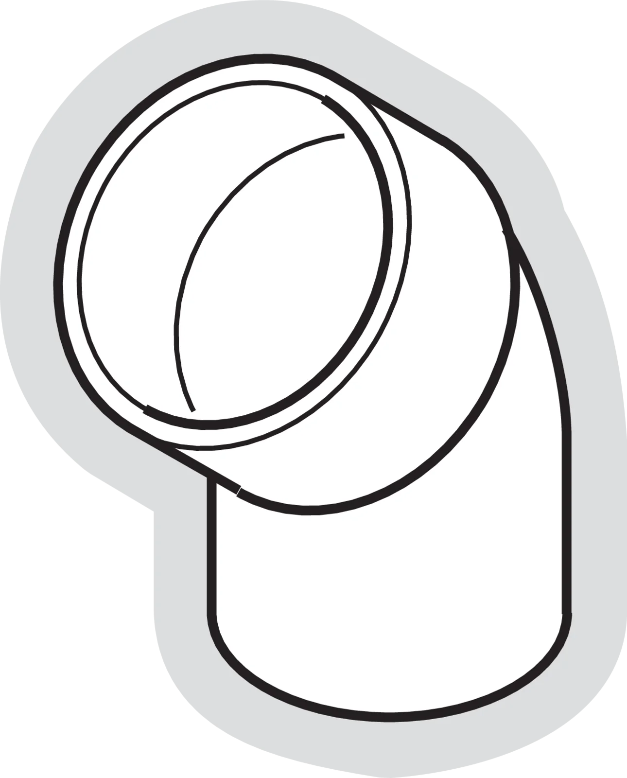 PVC BLANC COUDE MF 45° Diam 40