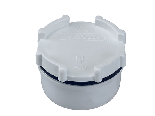 PVC BLANC TAMPON DE VISITE Diam 50