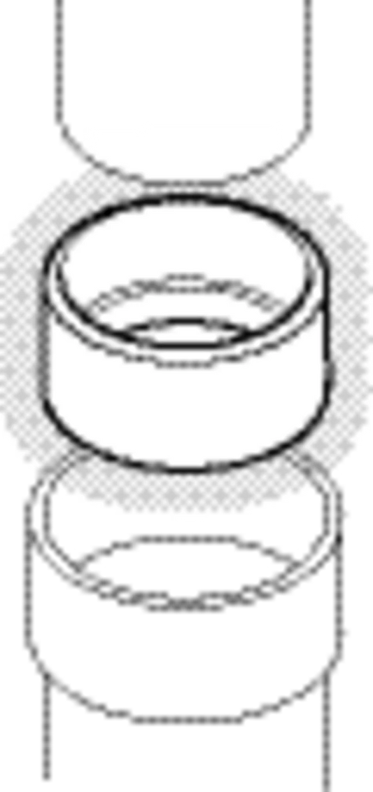 PVC BLANC REDUCTION INCORPORÉ Diam 50/32