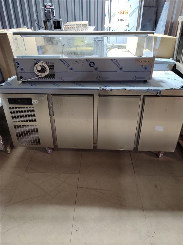 Banque réfrigérée-GN1/1-AISI 304-Universal - PF-0057879