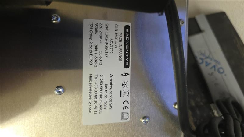 PLAQUE INDUCTION - DI-0020082
